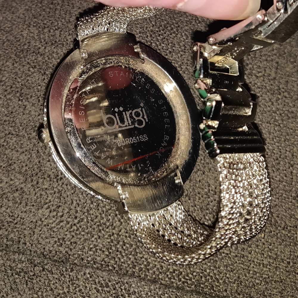 Women's Silvertone Crystal Watch - Picture 7 of 9